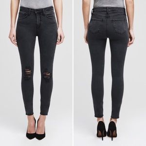 L’agence Margot high waisted distressed jeans